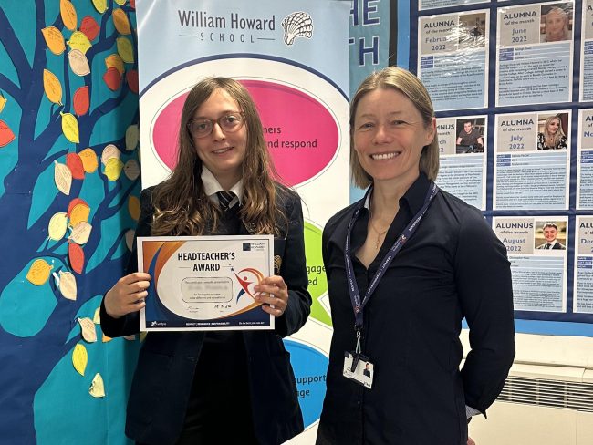 Y8 Keira HT award