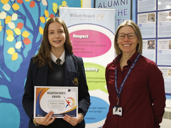 Y10 Gabrielle HT award
