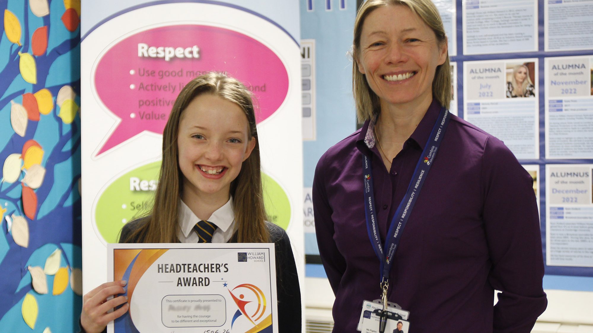 Y8 Paisley HT award