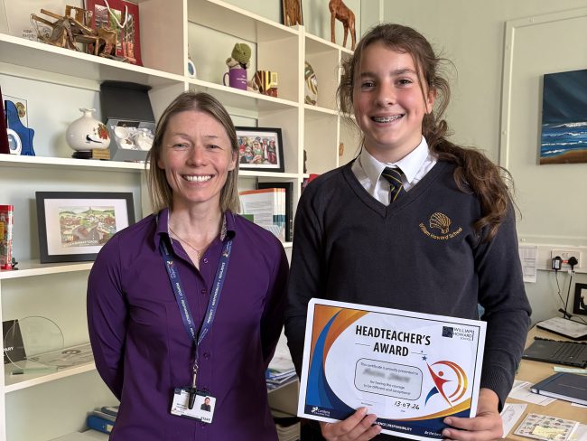 Y7 Martha HT Award
