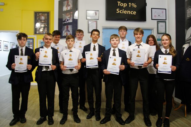 Y9 Science 1% GL assessment