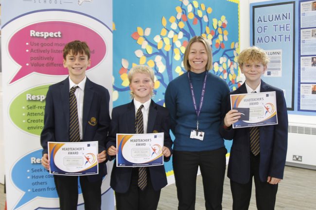 Y7 HT awards