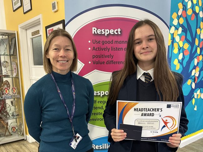 Y11 Jessica HT Award