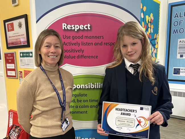 Y8 Francesca HT Award